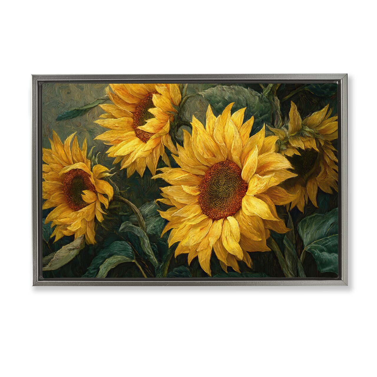 Stupell Industries Sunflowers For The Soul Floating Frame, design by Tina LeCour
